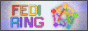 A 88x31 button that has the text "Fediring" with the Fediverse web
